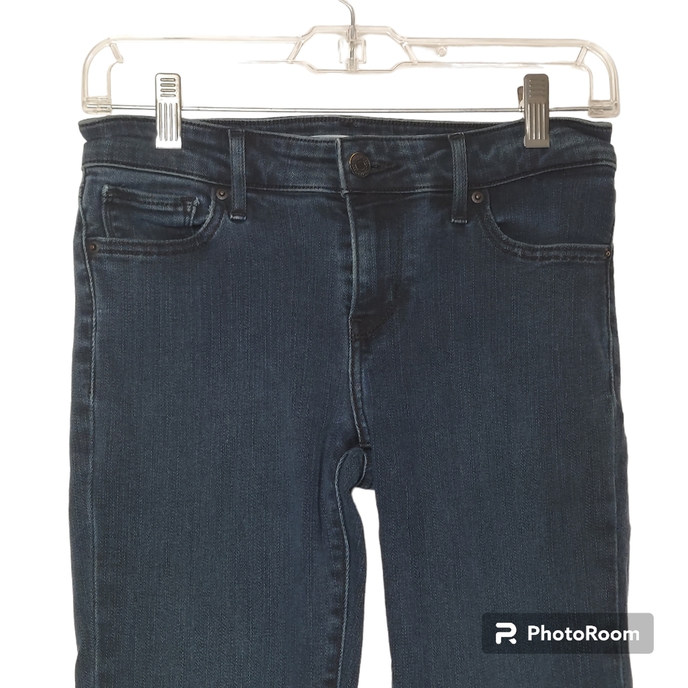 Dark Blue Levis 711 Skinny Jeans - Picture 2 of 8